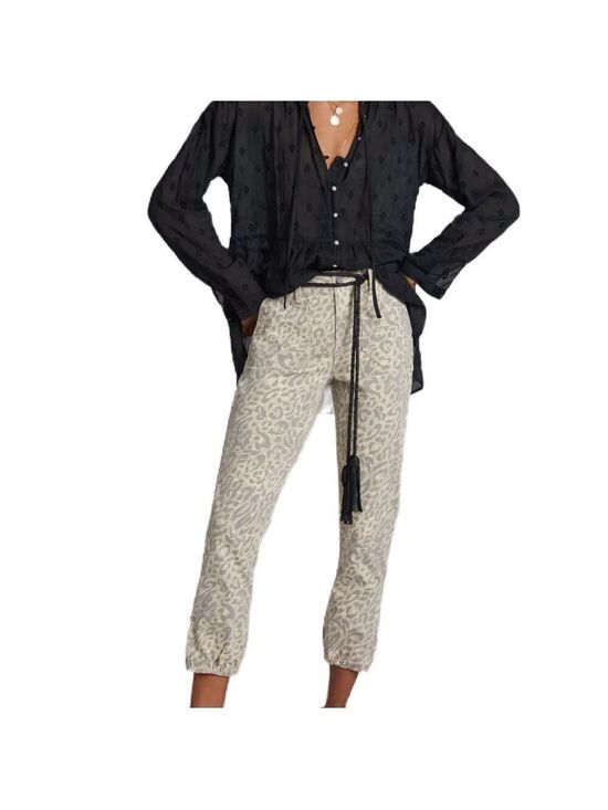 PAIGE Denim - PAIGE Mayslie Jogger in Noctutnal Leopard | size 26 | NWT $299